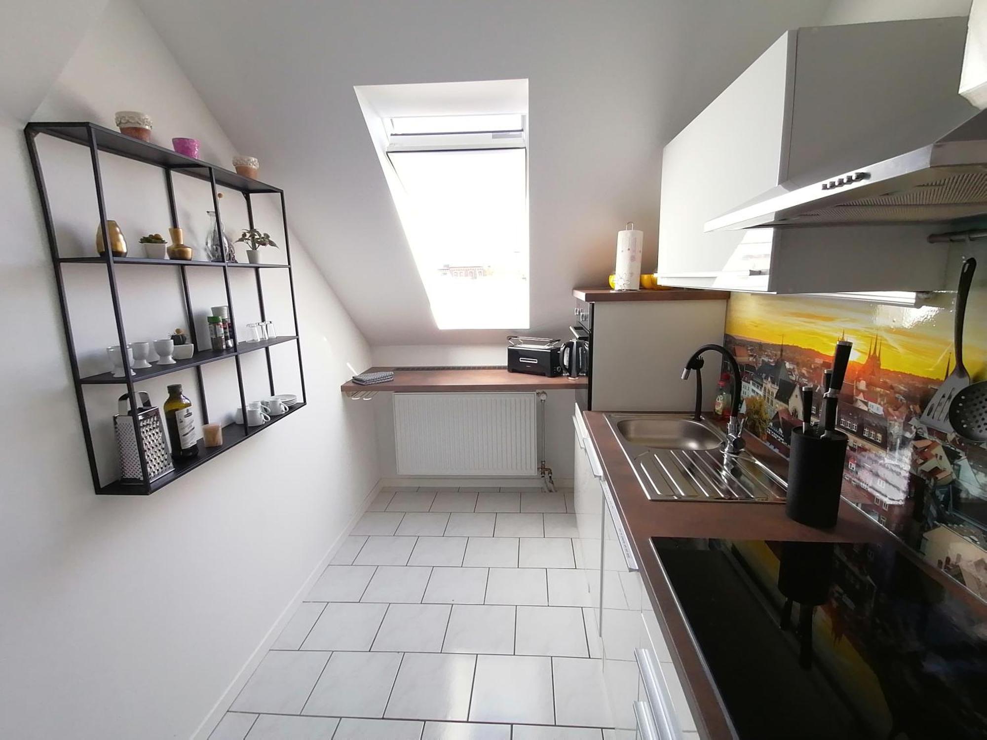 Auszeit2 Erfurt - Stilvolle Dachwohnung Mit Parkplatz - Zentrumsnah 外观 照片